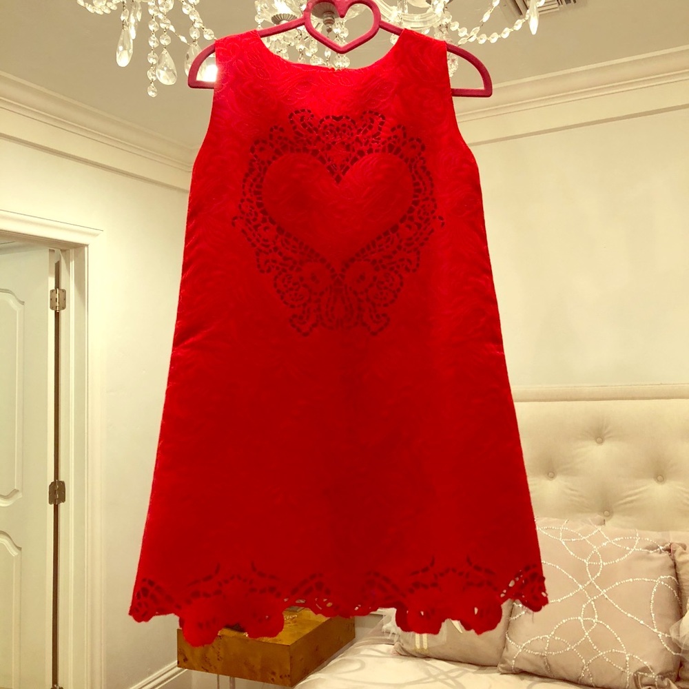 Beautiful boutique heart dress for girls